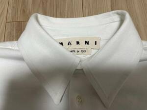 MARNI　長袖ホワイトシャツ 