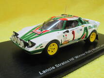 スパーク S9090 1/43 ランチア ストラトス HF No.1 Winner Rally Monte Carlo 1977 S.Munari - S.Maiga（アリタリア Lancia Stratos _画像1