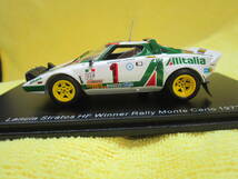 スパーク S9090 1/43 ランチア ストラトス HF No.1 Winner Rally Monte Carlo 1977 S.Munari - S.Maiga（アリタリア Lancia Stratos _画像10