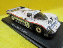 スパーク 1/43 S4086 ロスマンズ ポルシェ 962C #1 24H Le Mans 1985 J. Ickx/J. Mass/D.Bell_画像2