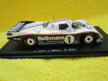 スパーク 1/43 S4086 ロスマンズ ポルシェ 962C #1 24H Le Mans 1985 J. Ickx/J. Mass/D.Bell_画像5
