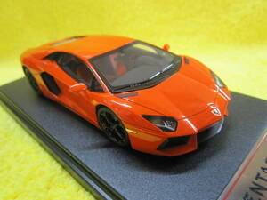 FRONTIART 1/43 F003-18 ランボルギーニ アヴェンタドール LP700-4 オレンジレッド（ Lamborghini Aventador フロンティアート