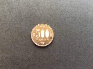 平成16年500円ニッケル黄銅貨