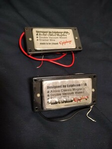 エピフォン ハンバッカー ピックアップAlnico Classic Magnets/Double Vacuum Waxed /Enamel Wire（Neck＋Bridge）セット