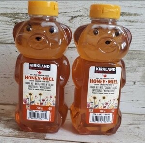 KIRKLAND カークランド はちみつ コストコ　　ハニーベア honey bear 750gx2　 