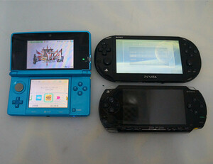 SONY PSVITA PCH2000 PSP1000 NINTENDO 3DS CTR-001 通電可