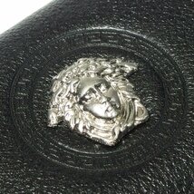 ◆美品◆ GIANNI VERSACE ジャンニ ヴェルサーチ 長財布 ブラック コインケース付き 160×100mm 未使用品 メンズ 「22905」_画像7