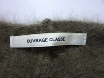 ☆ OUVRAGE CLASSE ウヴラージュクラス ドルマンニット 毛(タヌキ)100％ SIZE:F BRN ☆_画像3