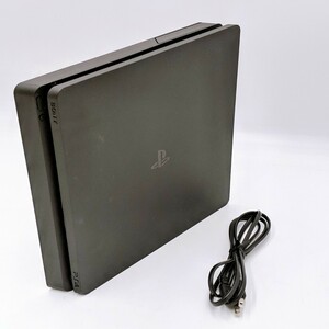 【美品】SONY PlayStation4 CUH-2100A ジェットブラック 完動品 500GB PS4 本体 確認OK 封印あり 初期化済 プレステ4 