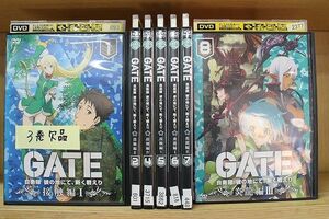 DVD GATE 自衛隊 彼の地にて、斯く戦えり 1〜8巻(3巻欠品) 計7本set ※ケース無し発送 レンタル落ち ZN582