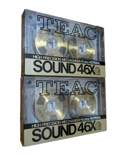 激レア　希少　 新品未使用　未開封 TEAC SOUND 46XG ノーマルポジション 高音質オープンリール風カセットテープ　ティアック