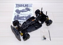 タミヤ TA04R シャーシ オプションパーツ付_画像1