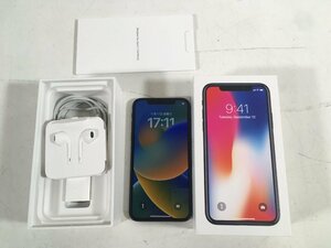 Apple アップル iPhone X 256GB スペースグレイ MQC12J/A docomo 判定 〇 SIMフリー ジャンク