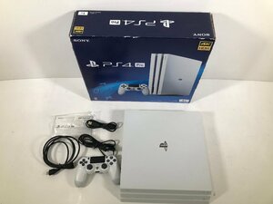 SONY ソニー PS4 プレイステーション 4 Pro CUH-7200B グレイシャー・ホワイト 1TB 欠品有り 動作品 ユーズド