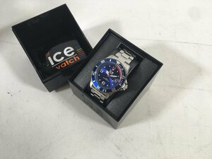 ICE WATCH アイスウォッチ アイススティール 015771 ブルーシルバー ミディアム メンズウォッチ 腕時計 未使用