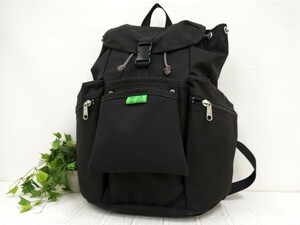 PORTER ポーター 吉田カバン◆メンズ◆ナイロン◆リュック サック バックパック◆ブラック シルバー金具◆美品◆日本製◆N7058