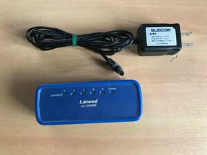 【送料：230円】ELECOM Laneed LD-CSW05N/BU◆スイッチングハブ【中古】