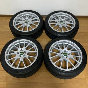 BBS RE-L RE5005 FORGED 17inch 7.0jj+48 5H PCD100 1円 鍛造 軽量 プリウス BRZ FT86 レガシー 4本セット タイヤ付き 本物 正規 美品 