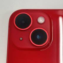 【オススメ】☆Apple iPhone14 256GB PRODUCT RED MPWG3J/A☆アップル／A2881／レッド／バッテリー最大容量100%／SIMフリー／判定◯／EB5_画像3