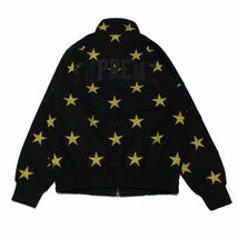 Supreme シュプリーム 16AW Stars Zip Stadium Jacket スターズジップスタジアムジャケット S　ブラック_画像2