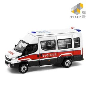 Tiny ATC65056 IVECO Daily(AM8174) Hong Kong Police(Railway District) ※約1/64スケールの画像4
