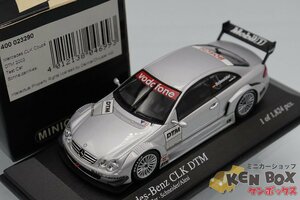 S=1/43 MINICHAMPSミニチャンプス400023290 Mercedesメルセデス CLK Coupeクーペ DTM2002 TestCar 箱変色 現状渡し