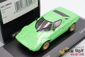 S=1/43 MINICHAMPSミニチャンプス430125024 LANCIA Stratos1974 ランチアストラトス(緑) 3024台限定販売品 現状渡し