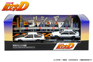 MODELER'S　MD64201　藤原拓海 トレノ(AE86) & 乾信司 トレノ2ドア(AE86)※頭文字D セットVol.1・1/64スケール