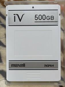 美品/動作品 maxell M-VDRS500G iVDR-S 500GB カセットハードディスク 日立 アイヴイ Wooo 生産終了 希少 2013年4月製造