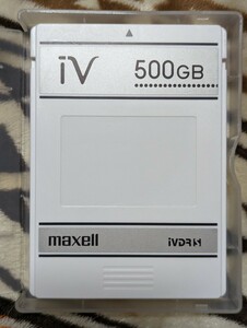 美品/動作品 maxell M-VDRS500G iVDR-S 500GB カセットハードディスク 日立 アイヴイ Wooo 生産終了 希少 2013年4月製造