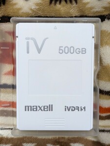 美品/動作品 maxell M-VDRS500G.E iVDR-S 500GB カセットハードディスク 日立 アイヴイ Wooo 生産終了 希少 2015年12月製造