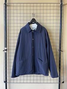 MADE IN JAPAN【SASSAFRAS/ササフラス】FOR ALL GARDENERS SOUTHERLY BREAKER sizeS NAVY コーチジャケット ウィンドブレーカー ネイビー