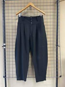 【LIMIfeu/リミフゥ】Wool Gabardine High-Waist Tapered Pants ウールギャバ ハイウエスト テーパードパンツ バルーン ヨウジヤマモト