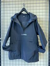 美品【Subciety/サブサエティ】ANORAK PARKA BLACK sizeM ビッグシルエット ナイロンリップストップ アノラックパーカー プルオーバー_画像5