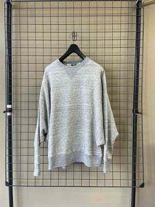 タグ付き 未着用【Nell/ネル Double H HIKARI ISHIGURO】SHIPS シップス Dolman Sleeve Crewneck Sweatshirt ドルマン スウェットシャツ