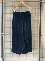 【COMME des GARCONS】Velour Sarouel Wide Pants sizeM ベロア サルエル ワイドパンツ イージーパンツ ベルベット パイル コレクション_画像3