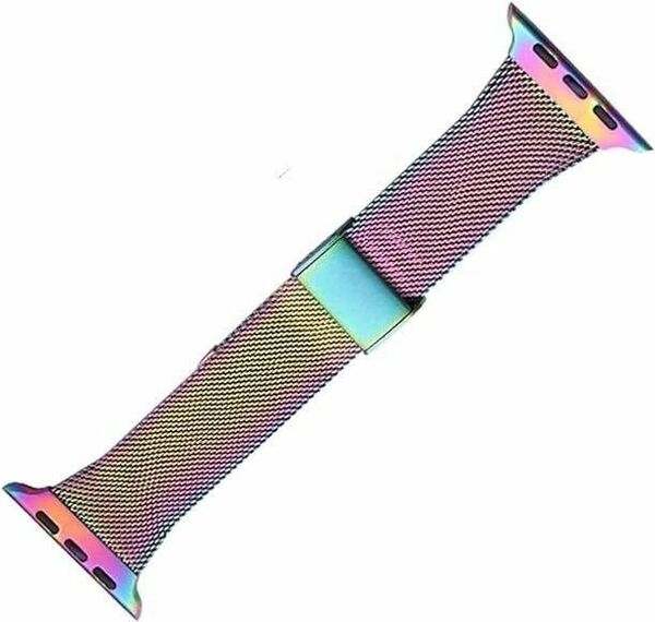 Grubify] ウォッチストラップ、38mm 42mmの磁気クラスプメッシュ腕時計のステンレススティールウォッチストラップブレス