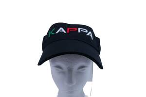 【新品】Kappa(カッパ) サンバイザー 黒 メンズ フリーサイズ KG618HW32 ゴルフ用品 2311-0188 新品