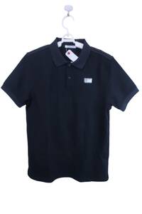【美品】MARK&LONA(マークアンドロナ) ポロシャツ 黒 メンズ 46 MCM-9C-AP50 ゴルフウェア 2311-0153 中古