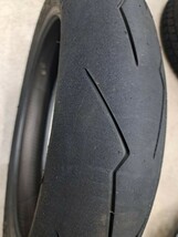 中古タイヤ 2021年製造 PIRELLI DIABLO SUPERCORSA SC1 120/70ZR17 ピレリ ディアブロ スーパーコルサ 120 70 17 _画像2