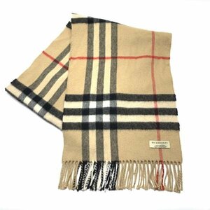 BURBERRY バーバリー ノバチェック マフラー カシミヤ ベージュ ブラック レッド レディース メンズ ストール 防寒具 管理RY23005304