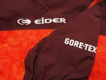 新品正規39000円 EiDER アイダー GORE-TEX ゴアテックス 完全防水 止水ファスナー ジャケット レディースSオレンジ(O7) DWU14722_画像5