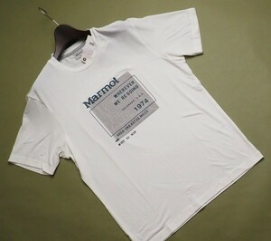 新品展示品 Marmot マーモット 海外限定 吸汗速乾 Yosemite Round 半袖 Tシャツ95(M) ホワイト(WH) 直営店購入 TSM9008