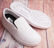 新品正規 ノースフェイス 海外限定 軽量 エコレザー SLIP ON OG スニーカー/スリッポン 26cm ホワイト(WHT) 直営店購入_画像2