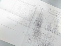 【 0系新幹線 】★ 食堂表示板 ★ 長期保管 0系　鉄道部品 備品 食堂車 ビュッフェマーク 貴重 図面付き レトロ 国鉄 鉄道コレクション_画像8