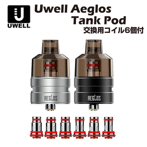 VAPE　Uwell AEGLOS TANK アトマイザー BLACK 6COIL　新品　未使用