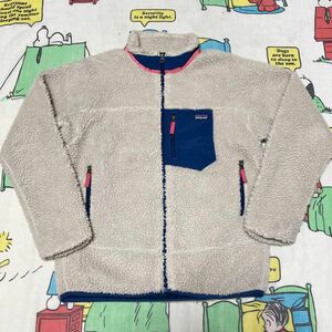 Patagonia パタゴニア レトロX ボーイズXXLサイズ レトロX フリース ボアジャケット ナチュラル クラシック