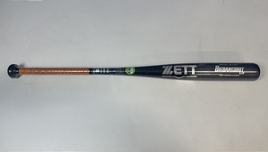 ZETT 硬式用金属製バット 新基準対応 ビッグバンショットGB BAT12383　83cm/945g/ニア 日本製 縦磨き加工