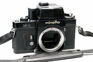 MINOLTA ミノルタ 最高峰 昔の高級一眼レフカメラ X-1ボディ 超希少品　（腐食無し）