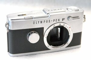 OLYMPUS オリンパス 昔のハーフサイズ 高級一眼レフカメラ PEN-FTボディ 希少な作動品（腐食なし）